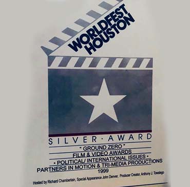 Worldfest Houston certificate